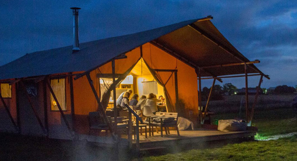 Wheatfields Glamping Safari Tent