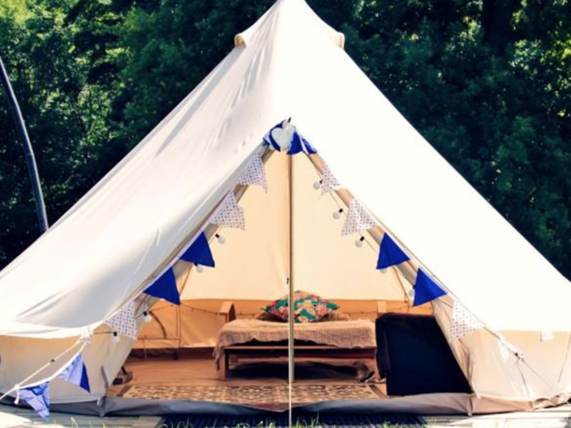 Bell Tent outside
