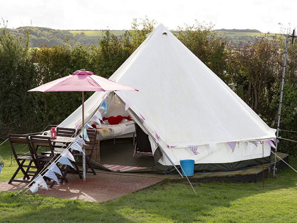 Bell Tent Outside