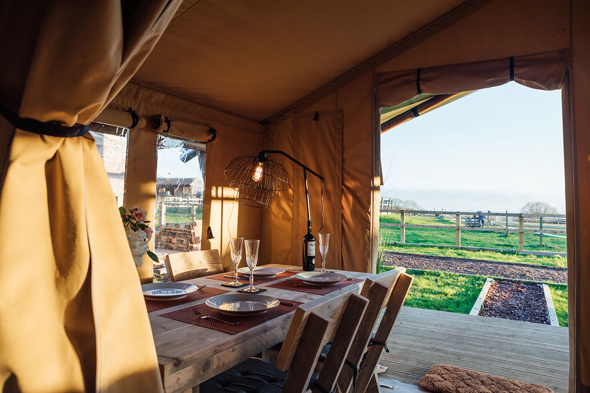 Safari Tent Plus Range dining
