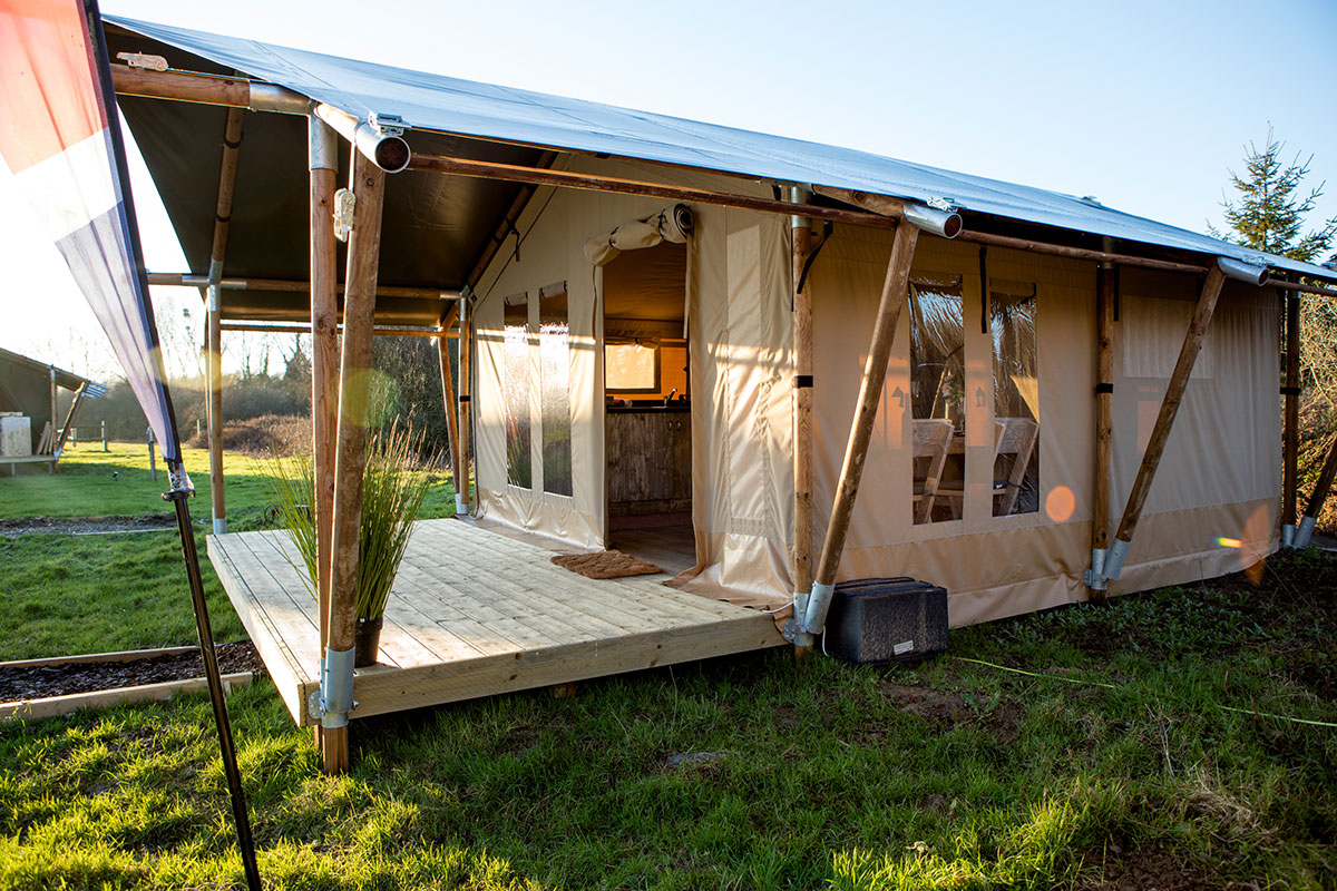 Safari Tent Plus Range veranda