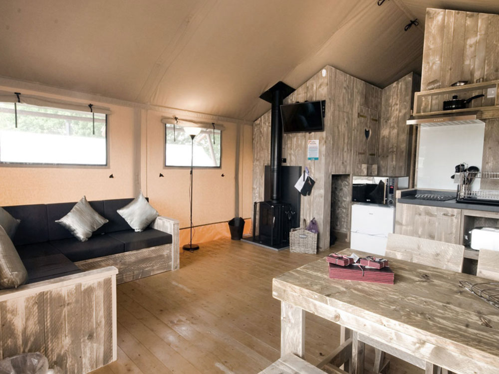 Safari Tent Plus Range living area